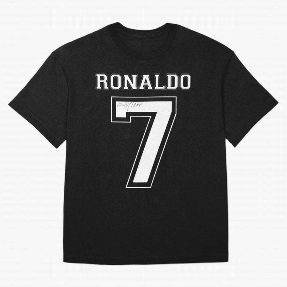 cristiano ronaldo Oversized T-Shirt Show Your Stadium Side during Match Day Hype around FIFA World Cup 2026 USA Canada Mexico, Haaland and Mbappe, France and Portugal, Classic Soccer Heritage, Championship Pressure, Fan Loyalty and International