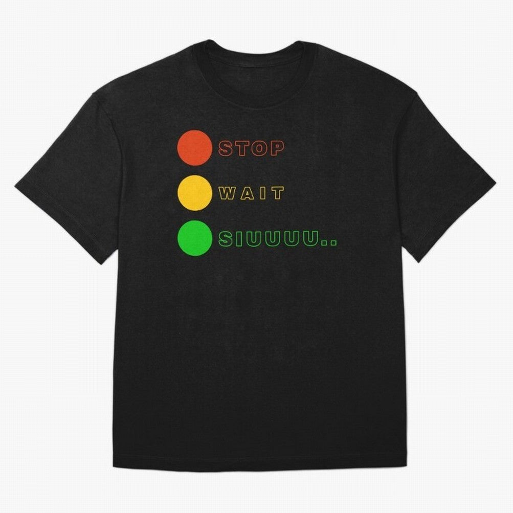 Stop wait siuuu Cristiano ronaldo suiii Oversized T-Shirt Show Your Love for Match Day Hype around FIFA World Cup 2026, CR7 and Messi, England, Championship Spirit, Famous Goals, Roaring Crowds and International Football Unity; Built for Supporters