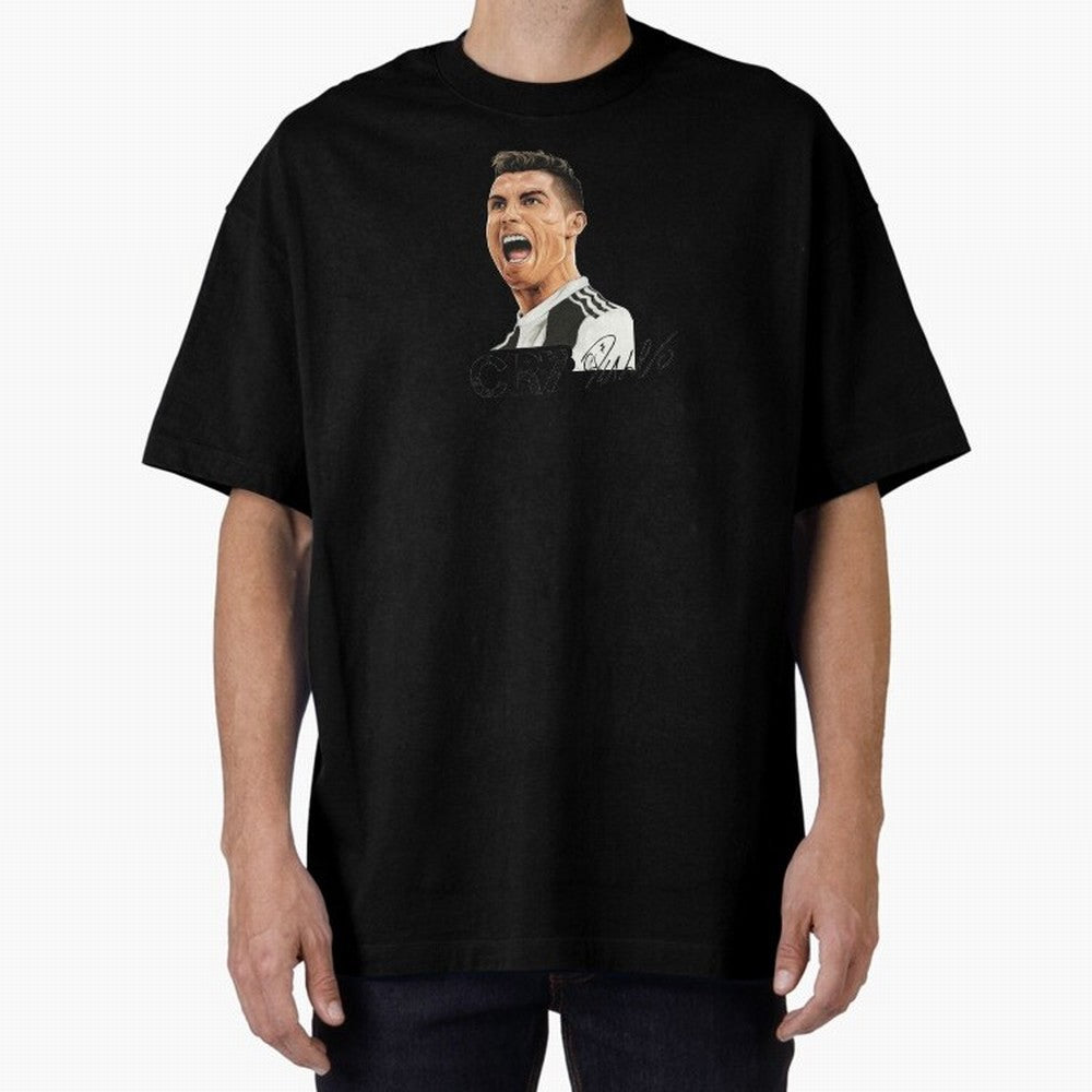 Cr7 Cristiano Ronaldo 7 Oversized T-Shirt Show Support during the FIFA World Cup 2026 Journey through Haaland and Mbappe Highlights, France Pride, Champion Mindset, Group Stage Buzz, Knockout Tension and Passionate Fan Culture; Perfect for Fans,