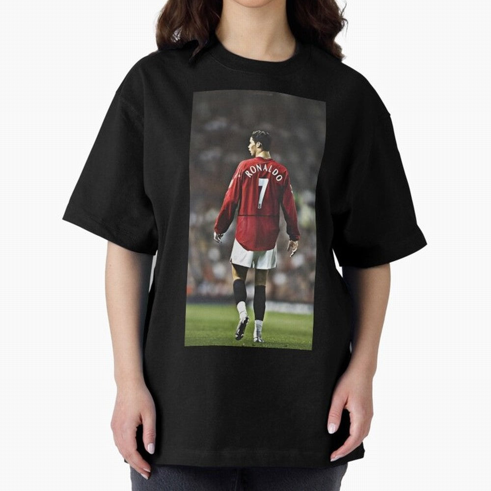Cr7 Oversized T-Shirt Celebrate the Road through FIFA World Cup 2026 USA Canada Mexico Spirit, Centered on Germany, Cristiano Ronaldo, Haaland and CR7, Football History, Final Match Energy, Crowd Noise and Once in a Lifetime Moments; Ideal for