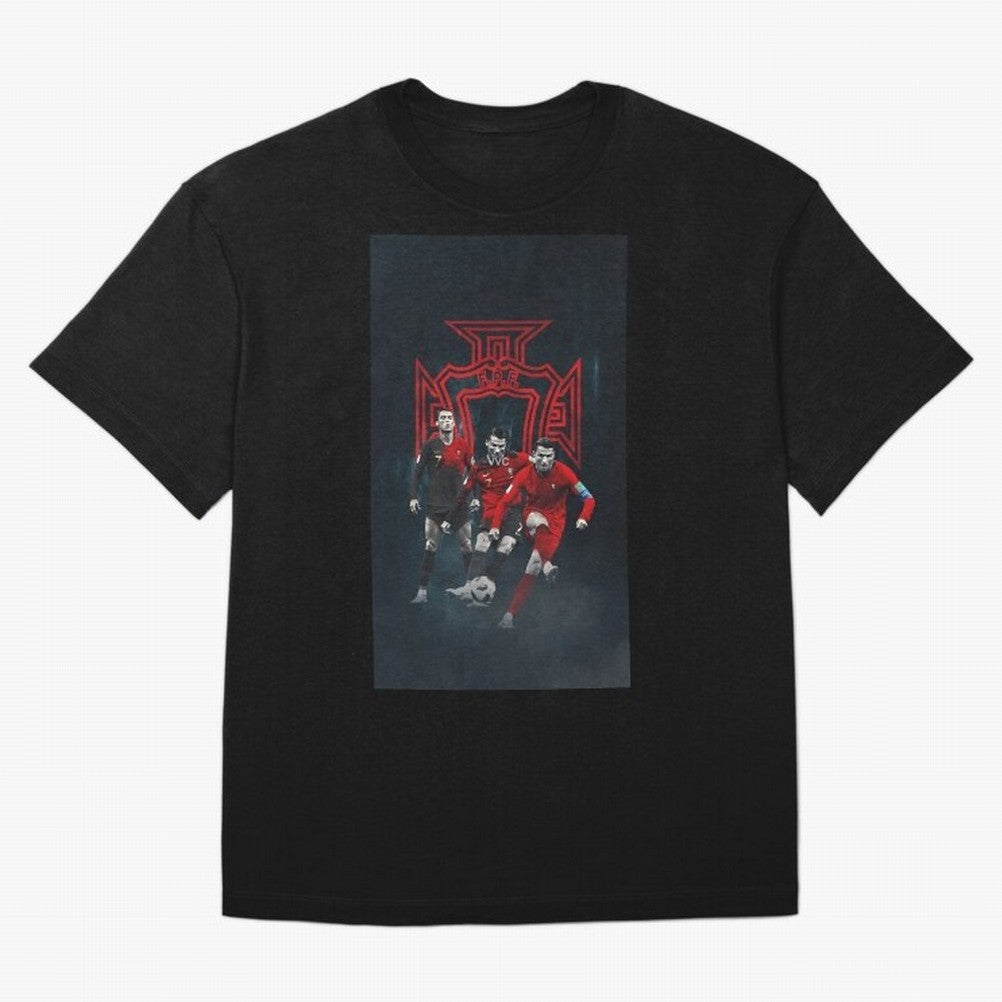 Art CR7 Wallpaper Oversized T-Shirt Turn Every Weekend Toward the FIFA World Cup 2026 Journey through Haaland and Mbappe Highlights, Germany Pride, Football History, Final Match Energy, Crowd Noise and Once in a Lifetime Moments; Great for