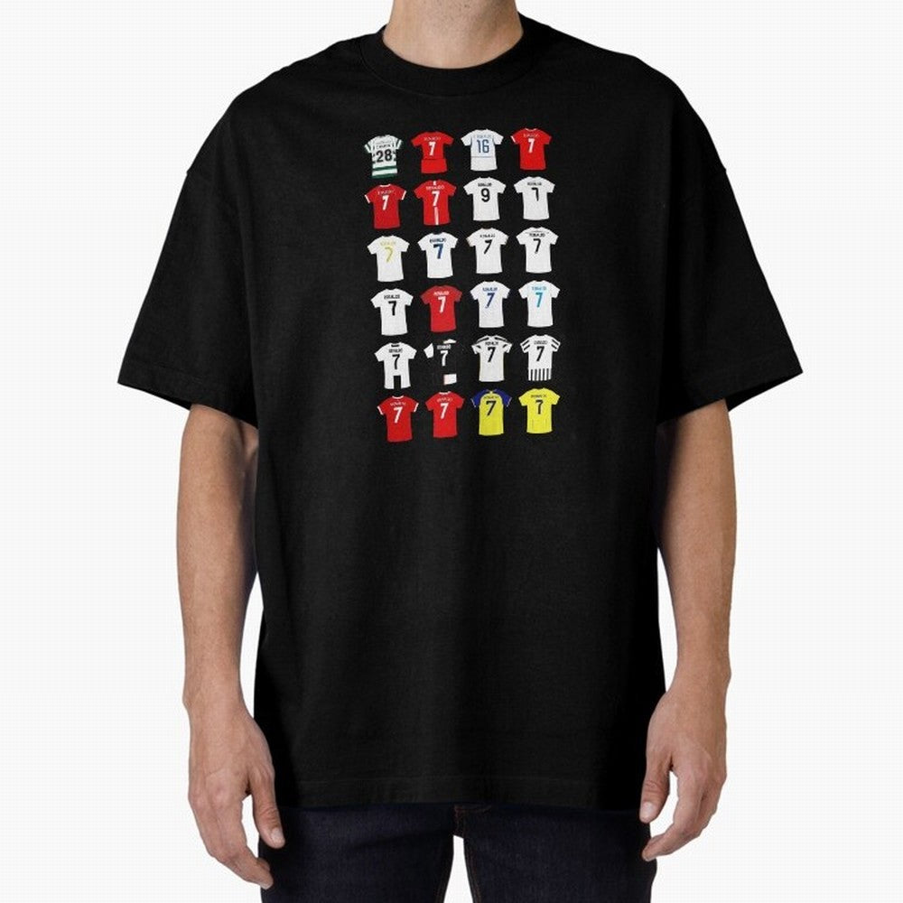 Cristiano Ronaldo Football Shirt Oversized T-Shirt Follow the FIFA World Cup 2026 Group Stage Journey through Neymar, Haaland and Cristiano Ronaldo Highlights, Portugal Pride, Football History, Final Match Energy, Crowd Noise and Once in a Lifetime