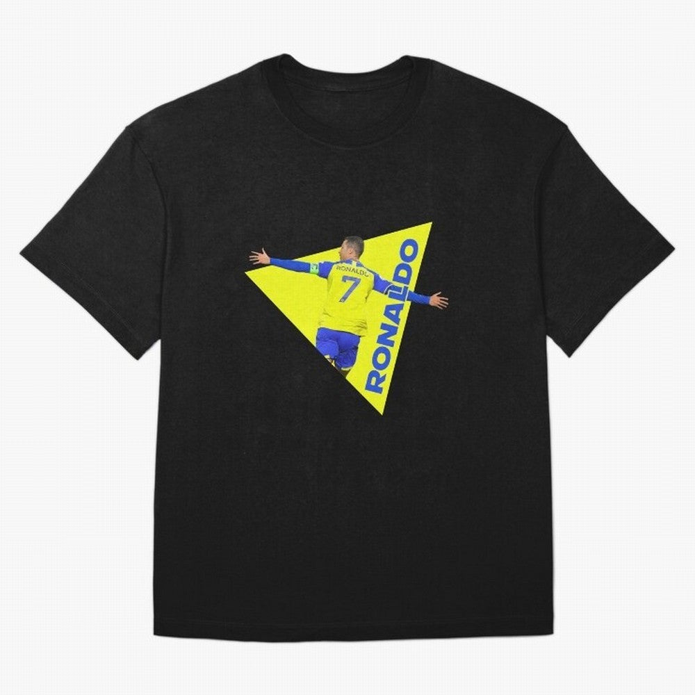 Cristiano Ronaldo Oversized T-Shirt Show Fan Pride Across FIFA World Cup 2026 for Fans of Haaland and Mbappe and England and Germany, Bringing Worldwide Fan Energy, Dramatic Goals, Stadium Lights and Championship Celebrations; Perfect for People