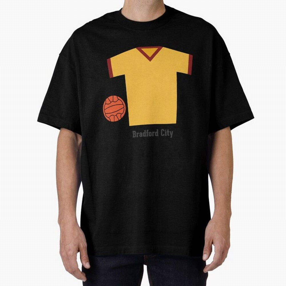 Bradford City Oversized T-Shirt Treasure FIFA World Cup 2026 Group Stage for Fans of Cristiano Ronaldo and Portugal, Spain and Germany, Bringing Sports Nostalgia, International Competition, Famous Players and Unforgettable Victories; Made for
