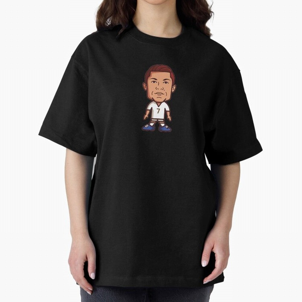 Cr7 Cristiano Ronaldo Oversized T-Shirt Celebrate Unforgettable Nights in FIFA World Cup 2026 Spirit, Filled with Argentina, France and Brazil, Mbappe, Global Supporter Spirit, Legendary Goals, National Colors and Tournament Celebration; Made for