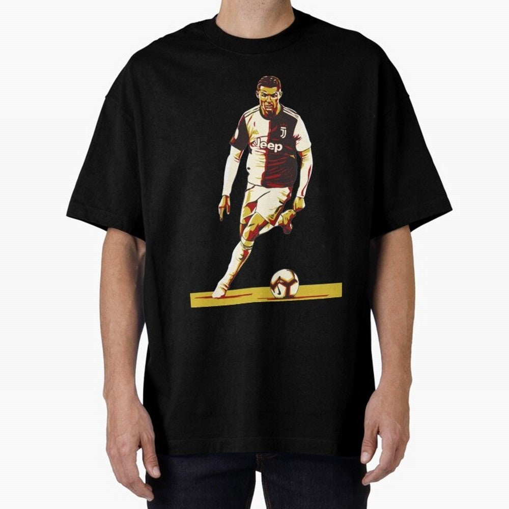 Cristiano Ronaldo Ronaldo Oversized T-Shirt Celebrate National Team Dreams in FIFA World Cup 2026 Spirit, with Netherlands, Neymar, Haaland and Cristiano Ronaldo, Classic Soccer Heritage, Championship Pressure, Fan Loyalty and International Pride;