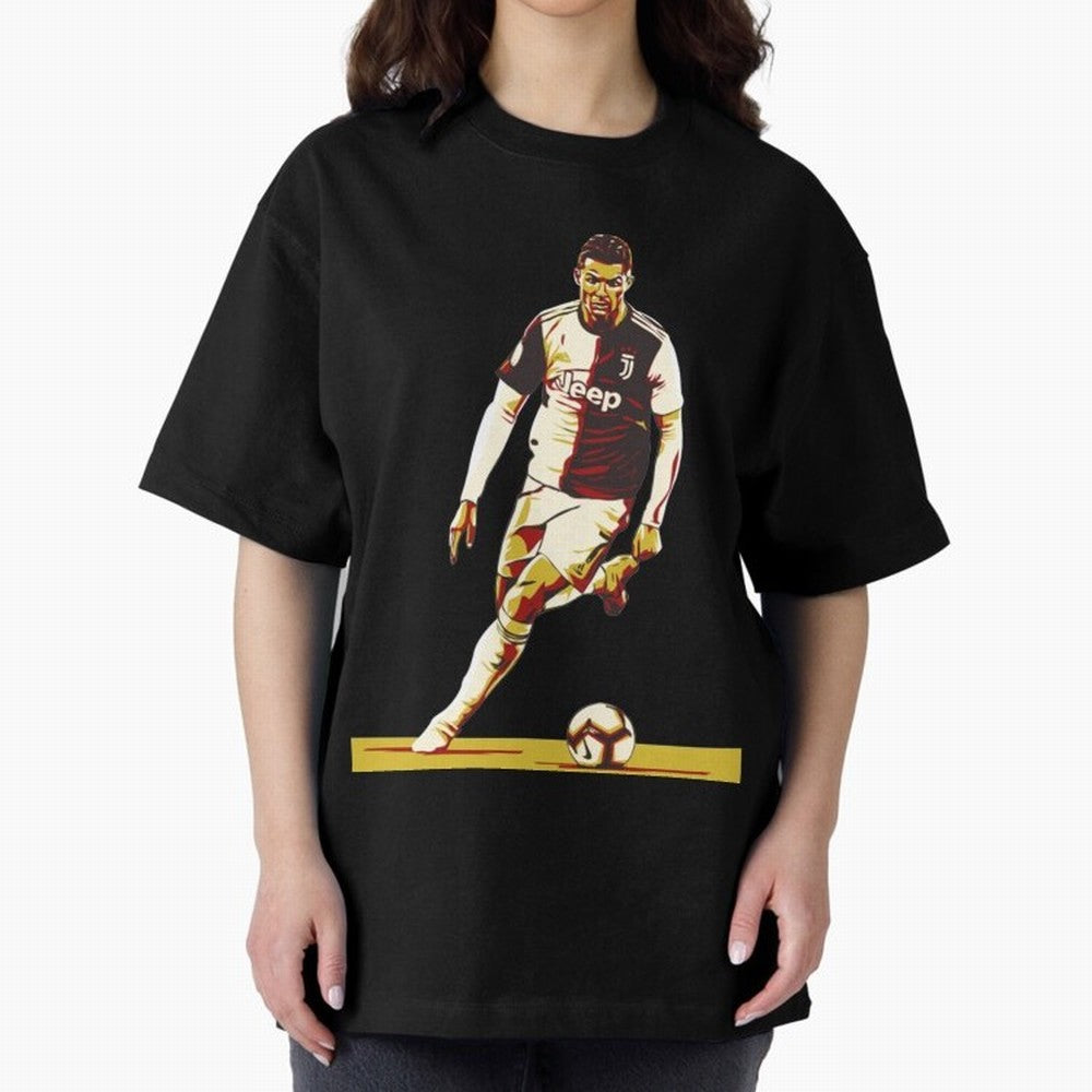 Cristiano Ronaldo Ronaldo Oversized T-Shirt Celebrate National Team Dreams in FIFA World Cup 2026 Spirit, with Netherlands, Neymar, Haaland and Cristiano Ronaldo, Classic Soccer Heritage, Championship Pressure, Fan Loyalty and International Pride;