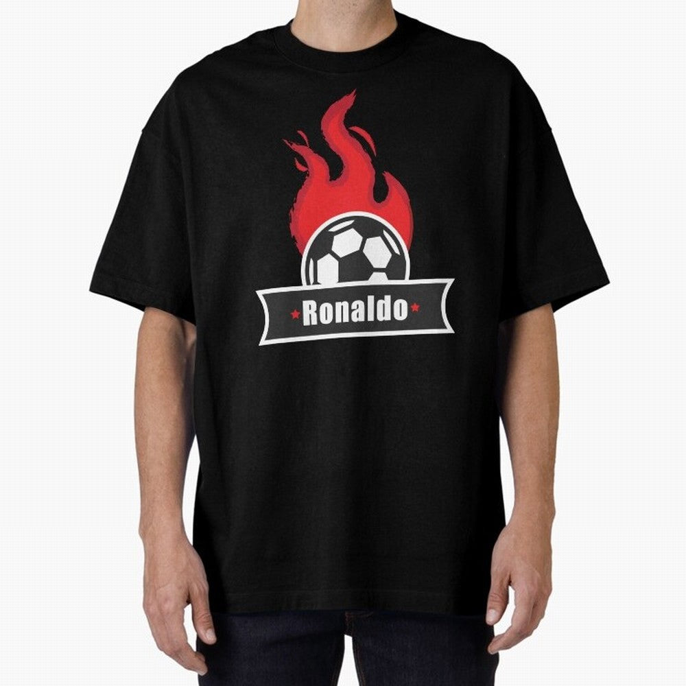 Football Player Design Oversized T-Shirt Share Global Football Passion for FIFA World Cup 2026 USA Canada Mexico, Driven by Messi, Neymar and Mbappe, Spain and Netherlands, Soccer Culture, Superstar Moments, National Team Dreams and Competitive