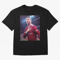 Cristiano Ronaldo New Oversized T-Shirt Represent the Passion of Global Football Passion for FIFA World Cup 2026 Group Stage, Capturing Messi, Portugal, Spain and Germany, Stadium Memories, Football Loyalty, International Chants and Championship