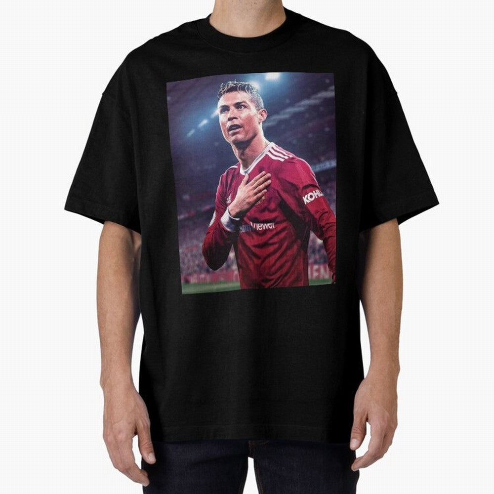 Cristiano Ronaldo New Oversized T-Shirt Represent the Passion of Global Football Passion for FIFA World Cup 2026 Group Stage, Capturing Messi, Portugal, Spain and Germany, Stadium Memories, Football Loyalty, International Chants and Championship