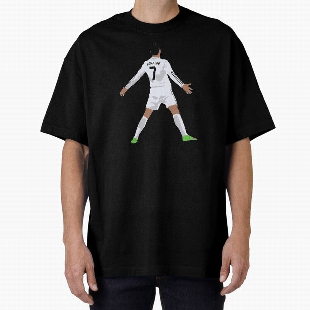 Cristiano Ronaldo Oversized T-Shirt Showcase FIFA World Cup 2026 Group Stage for Fans of Mbappe and Neymar and Brazil, Bringing Football History, Final Match Energy, Crowd Noise and Once in a Lifetime Moments; Made for Die Hard Supporters, Soccer