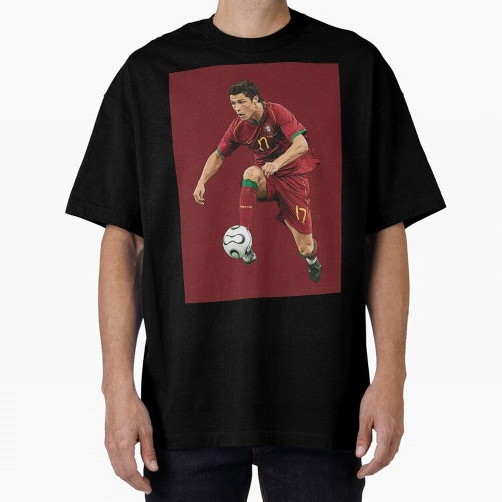 Ronaldo Oversized T-Shirt Bring Global Tournament Vibes to FIFA World Cup 2026 Group Stage for Fans of Messi, CR7 and Mbappe and Brazil, Portugal and Argentina, Bringing Football History, Final Match Energy, Crowd Noise and Once in a Lifetime