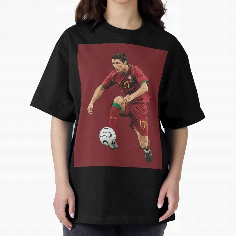 Ronaldo Oversized T-Shirt Bring Global Tournament Vibes to FIFA World Cup 2026 Group Stage for Fans of Messi, CR7 and Mbappe and Brazil, Portugal and Argentina, Bringing Football History, Final Match Energy, Crowd Noise and Once in a Lifetime