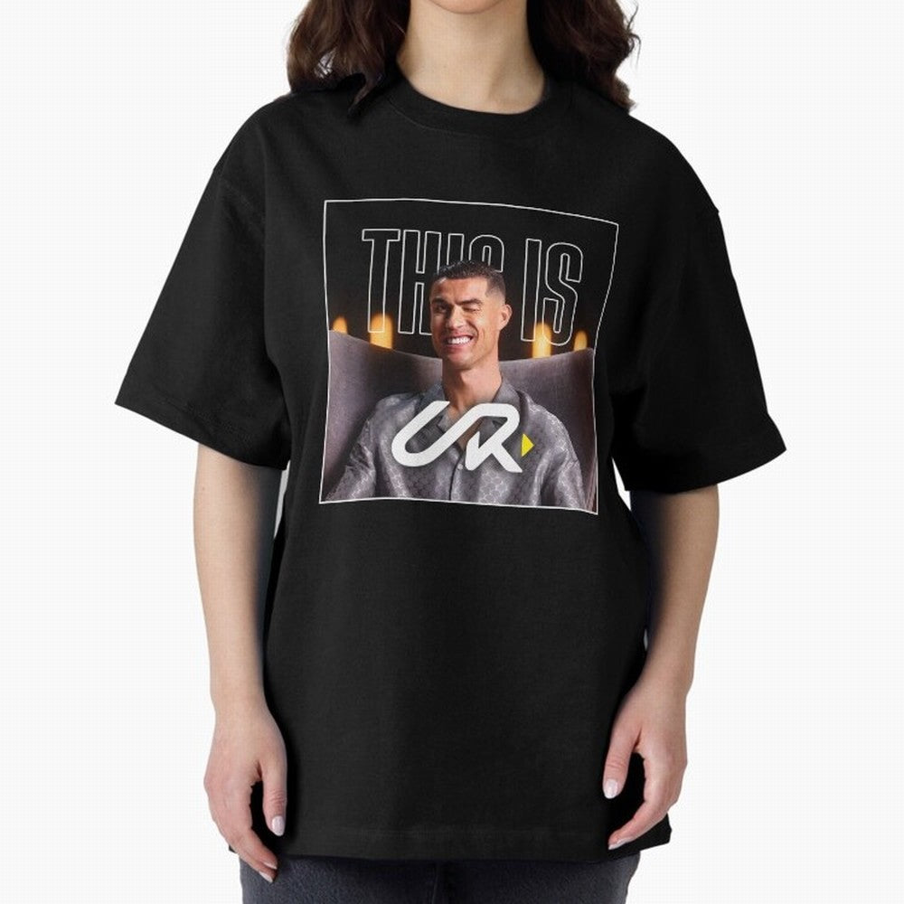 UR Cristiano Yt Oversized T-Shirt Bring Legendary Rivalry Energy to FIFA World Cup 2026 for Fans of Messi and France and Portugal, Bringing Global Supporter Spirit, Legendary Goals, National Colors and Tournament Celebration; Ideal for Passionate