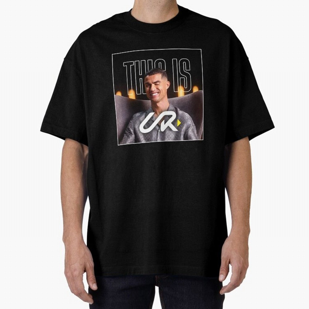 UR Cristiano Yt Oversized T-Shirt Bring Legendary Rivalry Energy to FIFA World Cup 2026 for Fans of Messi and France and Portugal, Bringing Global Supporter Spirit, Legendary Goals, National Colors and Tournament Celebration; Ideal for Passionate