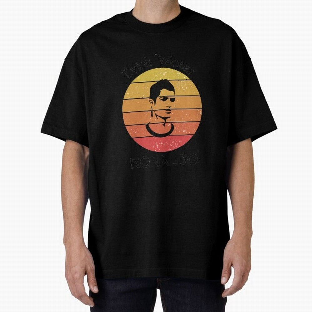 drink water ronaldo Oversized T-Shirt Honor the Beautiful Game during Match Day Hype around FIFA World Cup 2026 Group Stage, Messi and Cristiano Ronaldo, France and Portugal, Champion Mindset, Group Stage Buzz, Knockout Tension and Passionate Fan