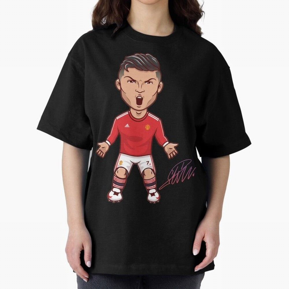Cristiano Ronaldo CR7 Signature Oversized T-Shirt Stand Proud for FIFA World Cup 2026 Group Stage Spirit, Built around Germany, CR7, Supporter Pride, Iconic Celebrations, Legendary Names and Global Match Day Energy; Perfect for Fans, Collectors,