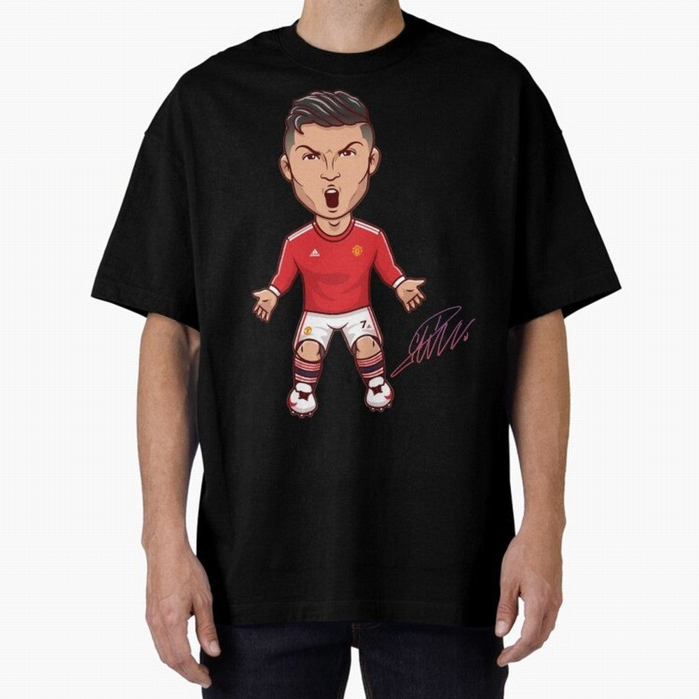 Cristiano Ronaldo CR7 Signature Oversized T-Shirt Stand Proud for FIFA World Cup 2026 Group Stage Spirit, Built around Germany, CR7, Supporter Pride, Iconic Celebrations, Legendary Names and Global Match Day Energy; Perfect for Fans, Collectors,