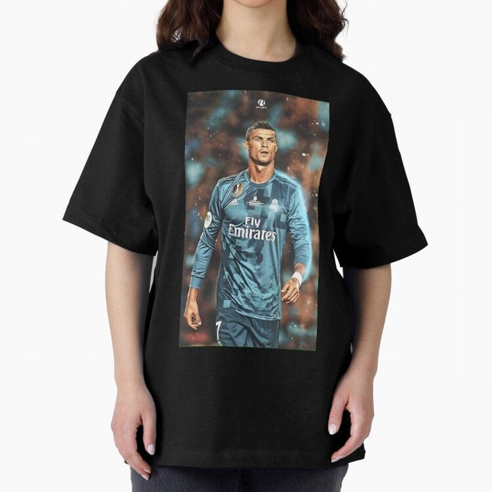 Cr7 Oversized T-Shirt Celebrate Rivalries and Pride in FIFA World Cup 2026 USA Canada Mexico for Fans of Haaland and Portugal, Bringing Champion Mindset, Group Stage Buzz, Knockout Tension and Passionate Fan Culture; Made for Collectors Who Enjoy