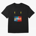 THE RONALDO VS MESSI Oversized T-Shirt Celebrate the Stars of FIFA World Cup 2026 USA Canada Mexico for Fans of Neymar and Argentina, France and Brazil, Bringing Stadium Chants, National Pride, Trophy Dreams and Unforgettable Football Memories;