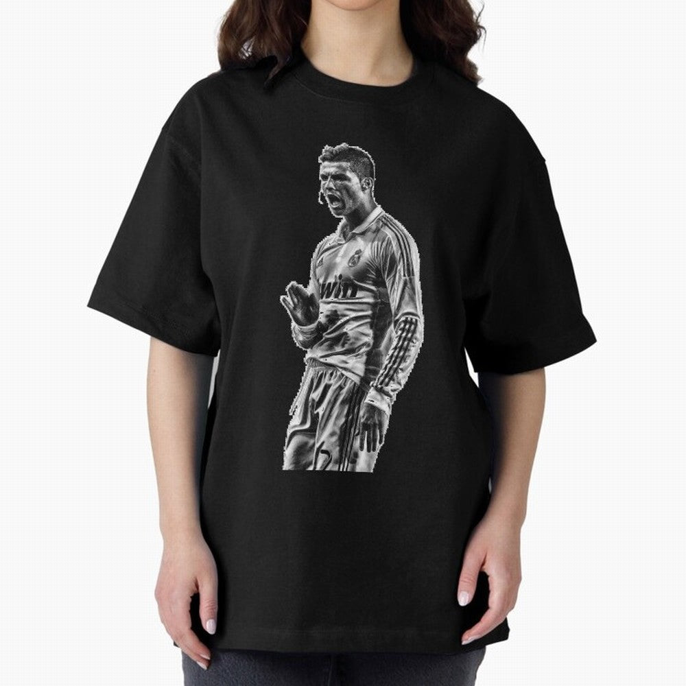 Cristiano Ronaldo Calma Oversized T-Shirt Honor Champions and Dreams in Match Day Hype around FIFA World Cup 2026, Cristiano Ronaldo, Haaland and CR7, Argentina, France and Brazil, Tournament Hype, Historic Matchups, Family Viewing Parties and