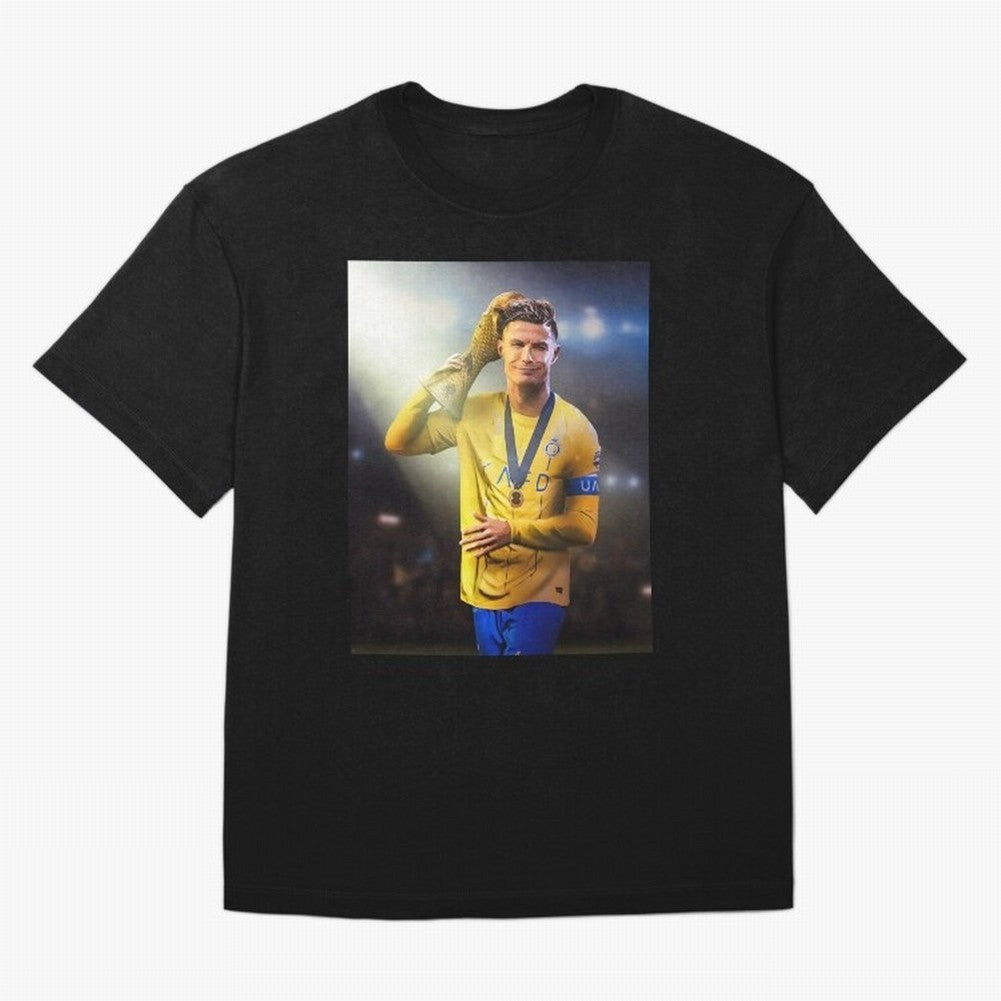 Cristiano Ronaldo Active( Oversized T-Shirt Celebrate Every Goal in FIFA World Cup 2026 for Fans of Mbappe and Neymar and France, Bringing Tournament Hype, Historic Matchups, Family Viewing Parties and Global Sports Pride; Made for Collectors Who