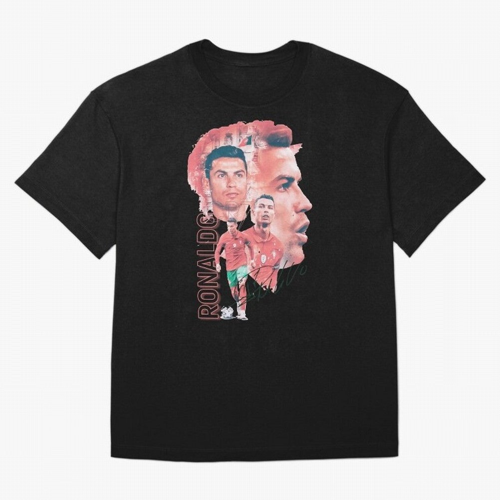 Cristiano Ronaldo Design Oversized T-Shirt Fuel the Hype around FIFA World Cup 2026 Celebrating Haaland and Mbappe, Spain Energy, Football Festival Excitement, Trophy Ambitions, Country Rivalries and Star Player Buzz; Perfect for People Who Love