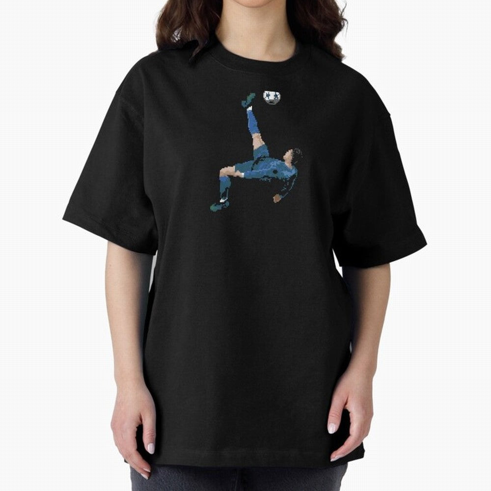 Cristiano Ronaldo Oversized T-Shirt Keep the Match Day Mood of FIFA World Cup 2026 USA Canada Mexico for Fans of Haaland and Brazil, Portugal and Argentina, Bringing Match Day Excitement, Supporter Culture, Golden Goals and Global Football Passion;