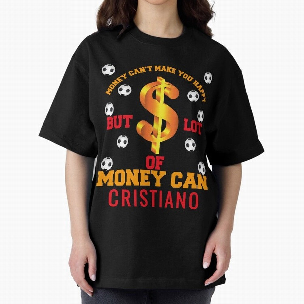 Cristiano Ronaldo al nassr Oversized T-Shirt Show Your Stadium Side during the FIFA World Cup 2026 USA Canada Mexico Journey through Messi Highlights, Spain Pride, Championship Spirit, Famous Goals, Roaring Crowds and International Football Unity;
