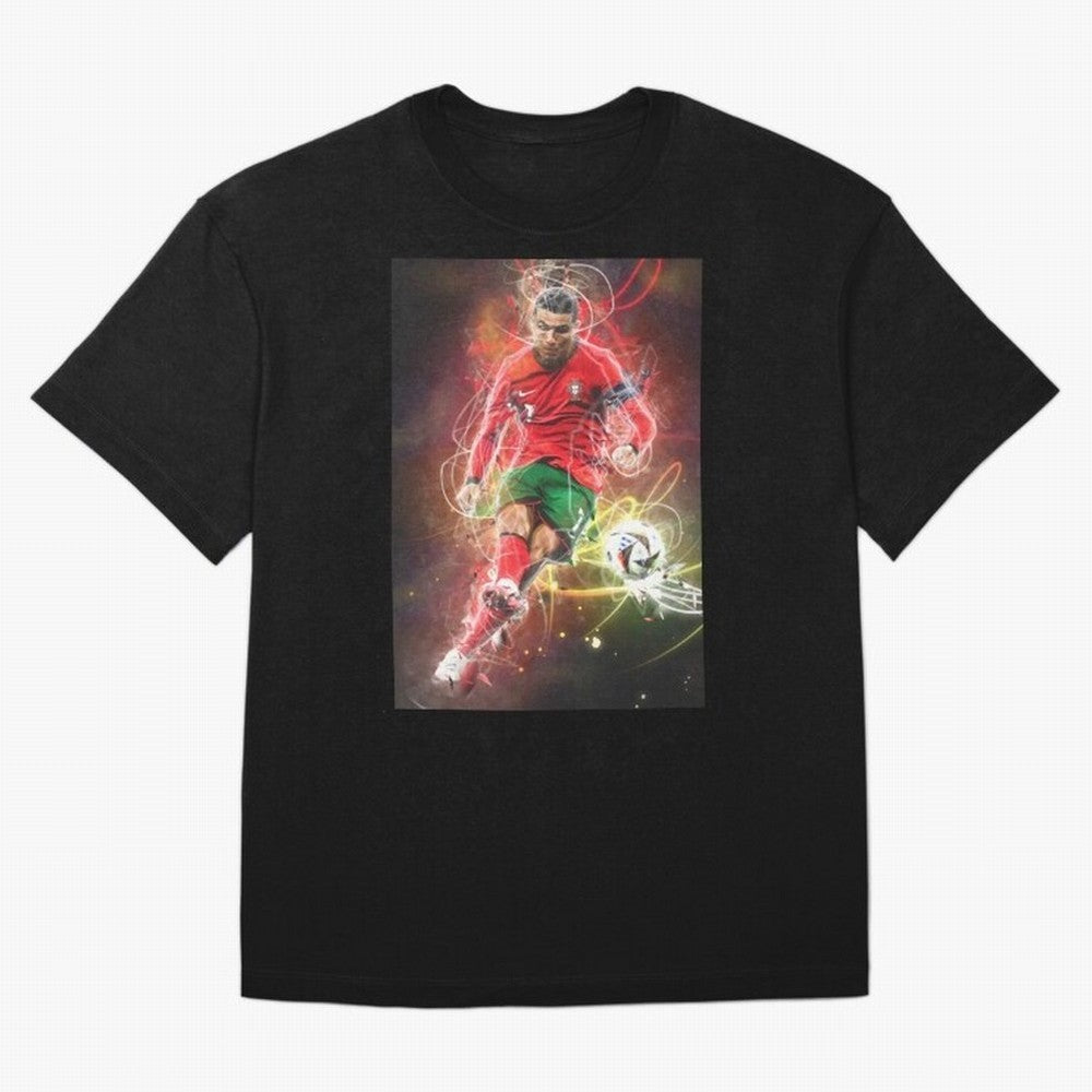 Cristiano Ronaldo Oversized T-Shirt Remember Iconic Moments from FIFA World Cup 2026 USA Canada Mexico Spirit, Made for England and Germany, Messi and Cristiano Ronaldo, Championship Spirit, Famous Goals, Roaring Crowds and International Football