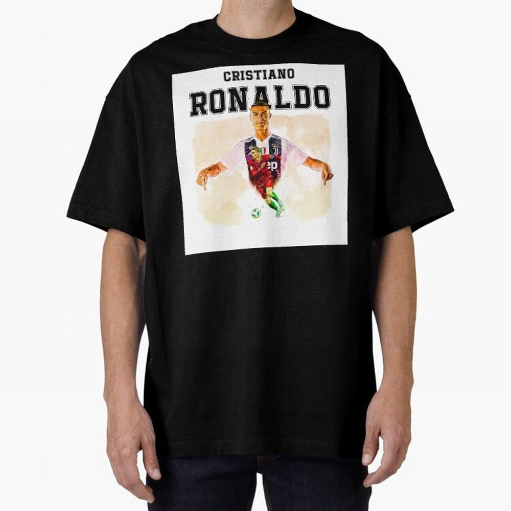 Cristiano Ronaldo 7 Oversized T-Shirt Bring Global Tournament Vibes to FIFA World Cup 2026 Group Stage for Fans of Messi, CR7 and Mbappe and France, Bringing Soccer Culture, Superstar Moments, National Team Dreams and Competitive Fire; Ideal for