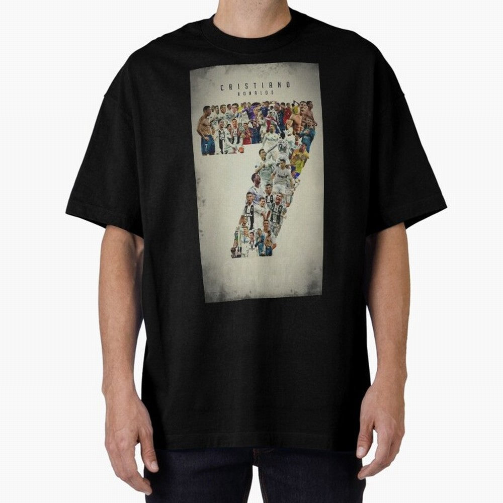 Cristiano Ronaldo Oversized T-Shirt Bring Home FIFA World Cup 2026 for Fans of Messi and Spain and Netherlands, Bringing Football History, Final Match Energy, Crowd Noise and Once in a Lifetime Moments; Created for Match Day Parties, Soccer Gifts,
