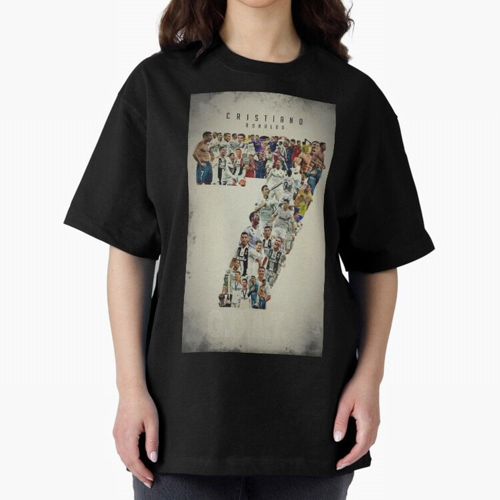 Cristiano Ronaldo Oversized T-Shirt Bring Home FIFA World Cup 2026 for Fans of Messi and Spain and Netherlands, Bringing Football History, Final Match Energy, Crowd Noise and Once in a Lifetime Moments; Created for Match Day Parties, Soccer Gifts,
