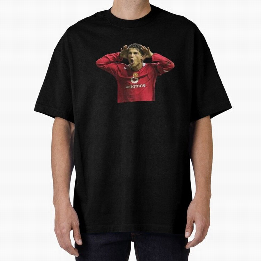 Crisitano Ronaldo Oversized T-Shirt Bring Supporter Culture to Match Day Hype around FIFA World Cup 2026, Messi, Neymar and Mbappe, France and Portugal, Fan Favorite Moments, National Team Passion, Big Match Drama and Soccer History; Great for