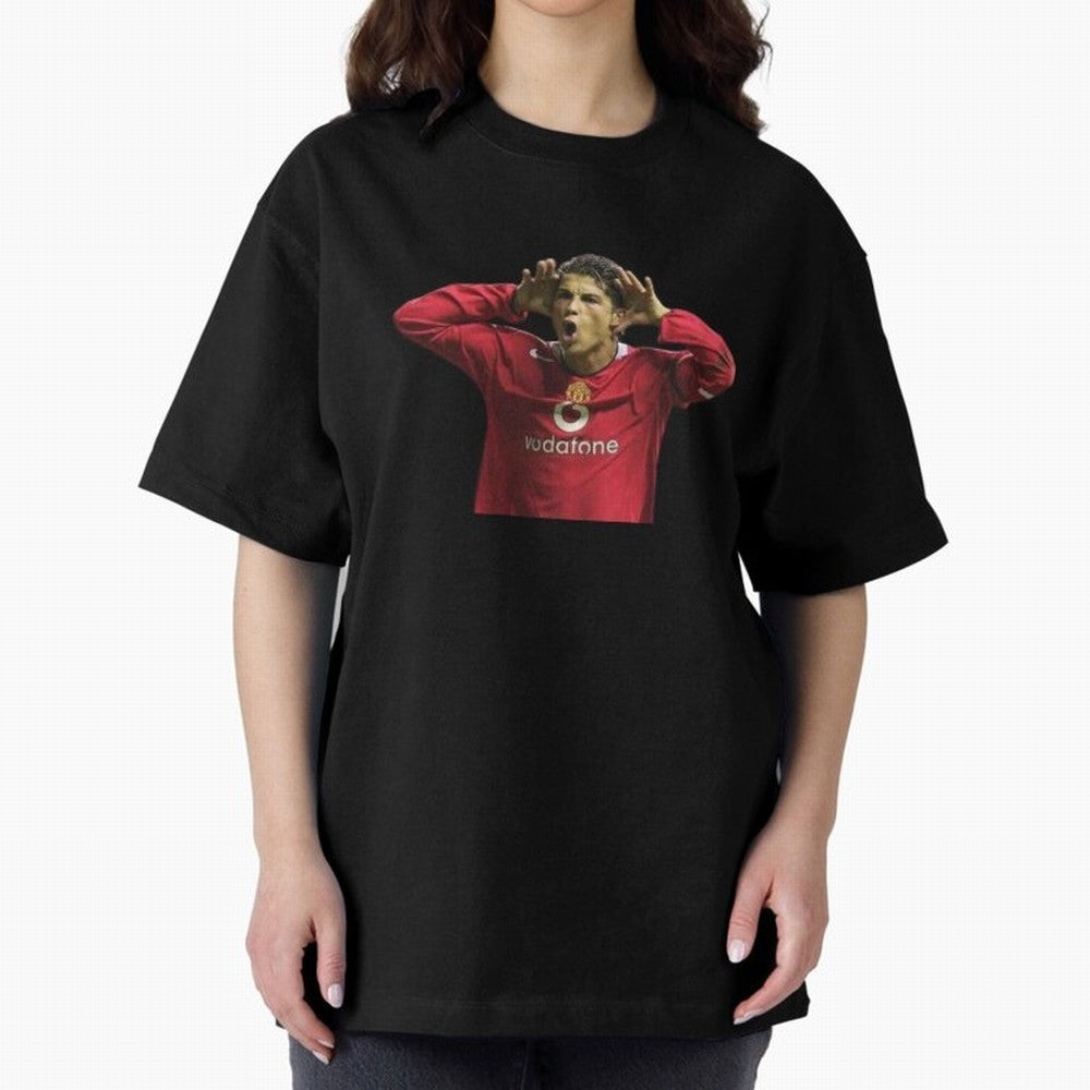 Crisitano Ronaldo Oversized T-Shirt Bring Supporter Culture to Match Day Hype around FIFA World Cup 2026, Messi, Neymar and Mbappe, France and Portugal, Fan Favorite Moments, National Team Passion, Big Match Drama and Soccer History; Great for