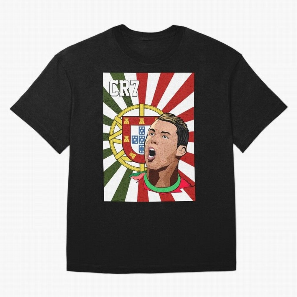 Cristiano Ronaldo 7 Oversized T-Shirt Step into FIFA World Cup 2026 Group Stage Filled with Mbappe and Neymar, Spain Energy, Classic Soccer Heritage, Championship Pressure, Fan Loyalty and International Pride; Great for Supporters Who Love