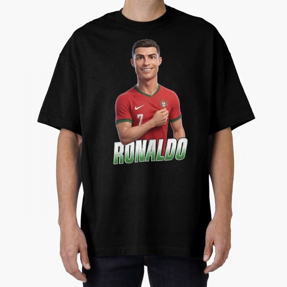Ronaldo Oversized T-Shirt Celebrate the Stars of the FIFA World Cup 2026 Journey through Neymar, Haaland and Cristiano Ronaldo Highlights, Netherlands Pride, Game Day Rituals, Football Legends, Country Pride and the Road to the Final; Created for
