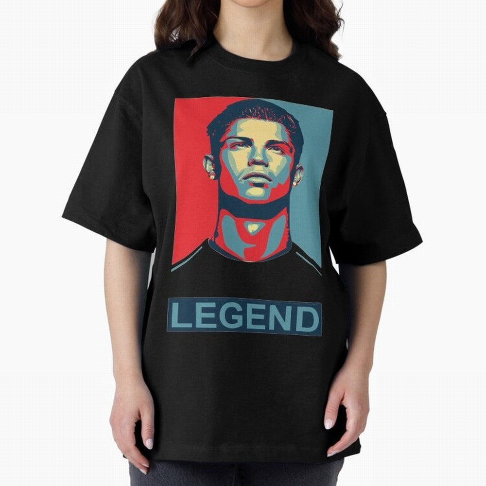cristiano ronaldo legend Oversized T-Shirt Celebrate Golden Goal Energy in Match Day Hype around FIFA World Cup 2026, Mbappe and Neymar, Brazil, Portugal and Argentina, Stadium Chants, National Pride, Trophy Dreams and Unforgettable Football
