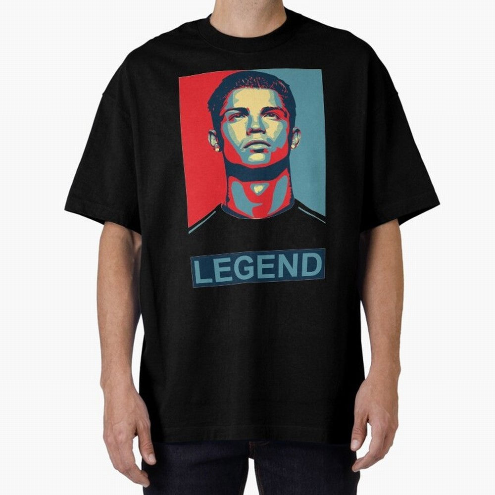 cristiano ronaldo legend Oversized T-Shirt Celebrate Golden Goal Energy in Match Day Hype around FIFA World Cup 2026, Mbappe and Neymar, Brazil, Portugal and Argentina, Stadium Chants, National Pride, Trophy Dreams and Unforgettable Football