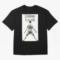 Cristiano Ronaldo Celebration Oversized T-Shirt Step into FIFA World Cup 2026 Group Stage for Fans of Neymar and England and Germany, Bringing Stadium Chants, National Pride, Trophy Dreams and Unforgettable Football Memories; Built for Supporters