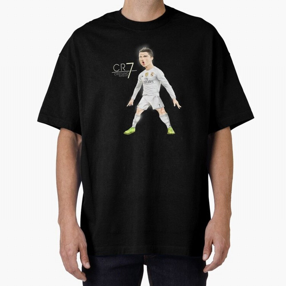 CR7 Oversized T-Shirt Celebrate Fan Favorites in Match Day Hype around FIFA World Cup 2026 Group Stage, Messi, Brazil, Portugal and Argentina, Supporter Pride, Iconic Celebrations, Legendary Names and Global Match Day Energy; Perfect for Fans,