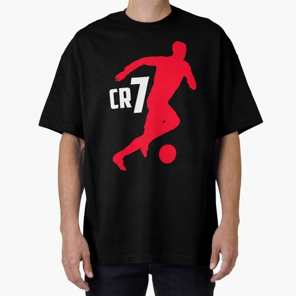Cristiano Ronaldo Oversized T-Shirt Bring Supporter Culture to the FIFA World Cup 2026 USA Canada Mexico Journey through Messi Highlights, Spain Pride, Soccer Culture, Superstar Moments, National Team Dreams and Competitive Fire; Great for Watch