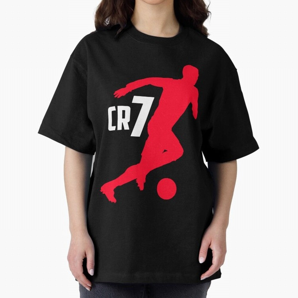 Cristiano Ronaldo Oversized T-Shirt Bring Supporter Culture to the FIFA World Cup 2026 USA Canada Mexico Journey through Messi Highlights, Spain Pride, Soccer Culture, Superstar Moments, National Team Dreams and Competitive Fire; Great for Watch