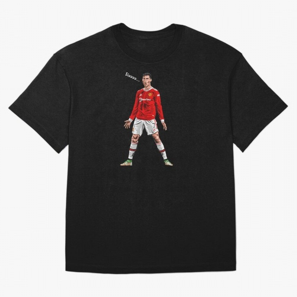 Christiano Ronaldo CR7 Siuuuuu... Oversized T-Shirt Remember Iconic Moments from the FIFA World Cup 2026 USA Canada Mexico Journey through Neymar Highlights, Brazil, Portugal and Argentina Pride, Sports Nostalgia, International Competition, Famous