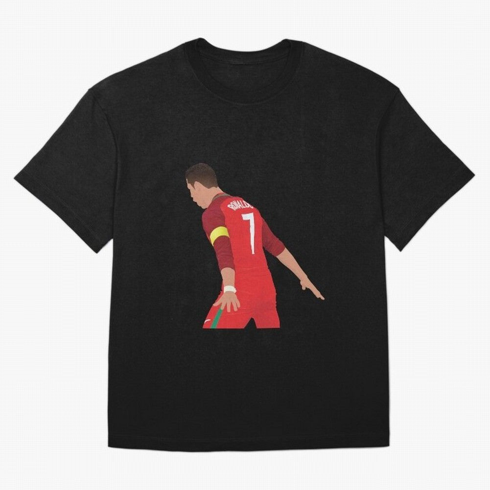 Cristiano Ronaldo - Portugal Oversized T-Shirt Make Memories around FIFA World Cup 2026 USA Canada Mexico Spirit, Celebrating England, Messi, Neymar and Mbappe, Football Passion, Legendary Performances, Festival Vibes and Supporter Community; Ideal