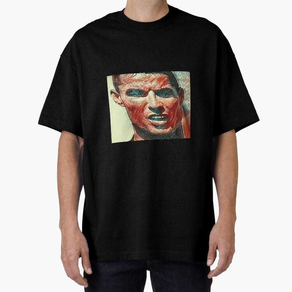 Ronaldo Oversized T-Shirt Celebrate Every Goal in FIFA World Cup 2026 for Fans of Neymar, Haaland and Cristiano Ronaldo and Argentina and Brazil, Bringing Champion Mindset, Group Stage Buzz, Knockout Tension and Passionate Fan Culture; Great for