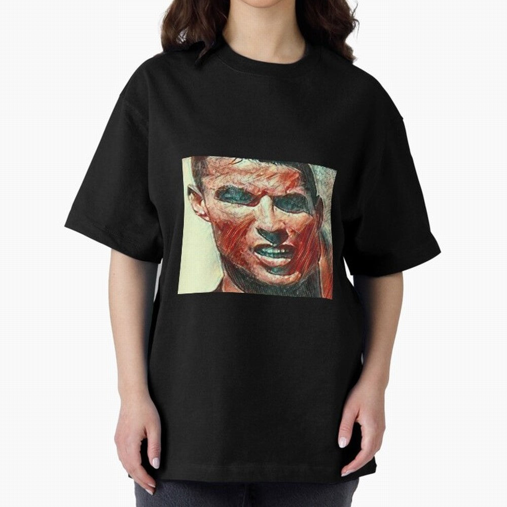 Ronaldo Oversized T-Shirt Celebrate Every Goal in FIFA World Cup 2026 for Fans of Neymar, Haaland and Cristiano Ronaldo and Argentina and Brazil, Bringing Champion Mindset, Group Stage Buzz, Knockout Tension and Passionate Fan Culture; Great for