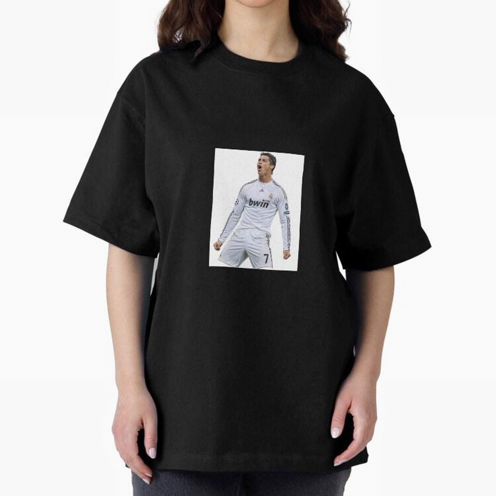 Cristiano Ronaldo 2009 real madrid cr7 Oversized T-Shirt Stand with Match Day Hype around FIFA World Cup 2026 Group Stage, Neymar, Haaland and Cristiano Ronaldo, France and Portugal, Champion Mindset, Group Stage Buzz, Knockout Tension and