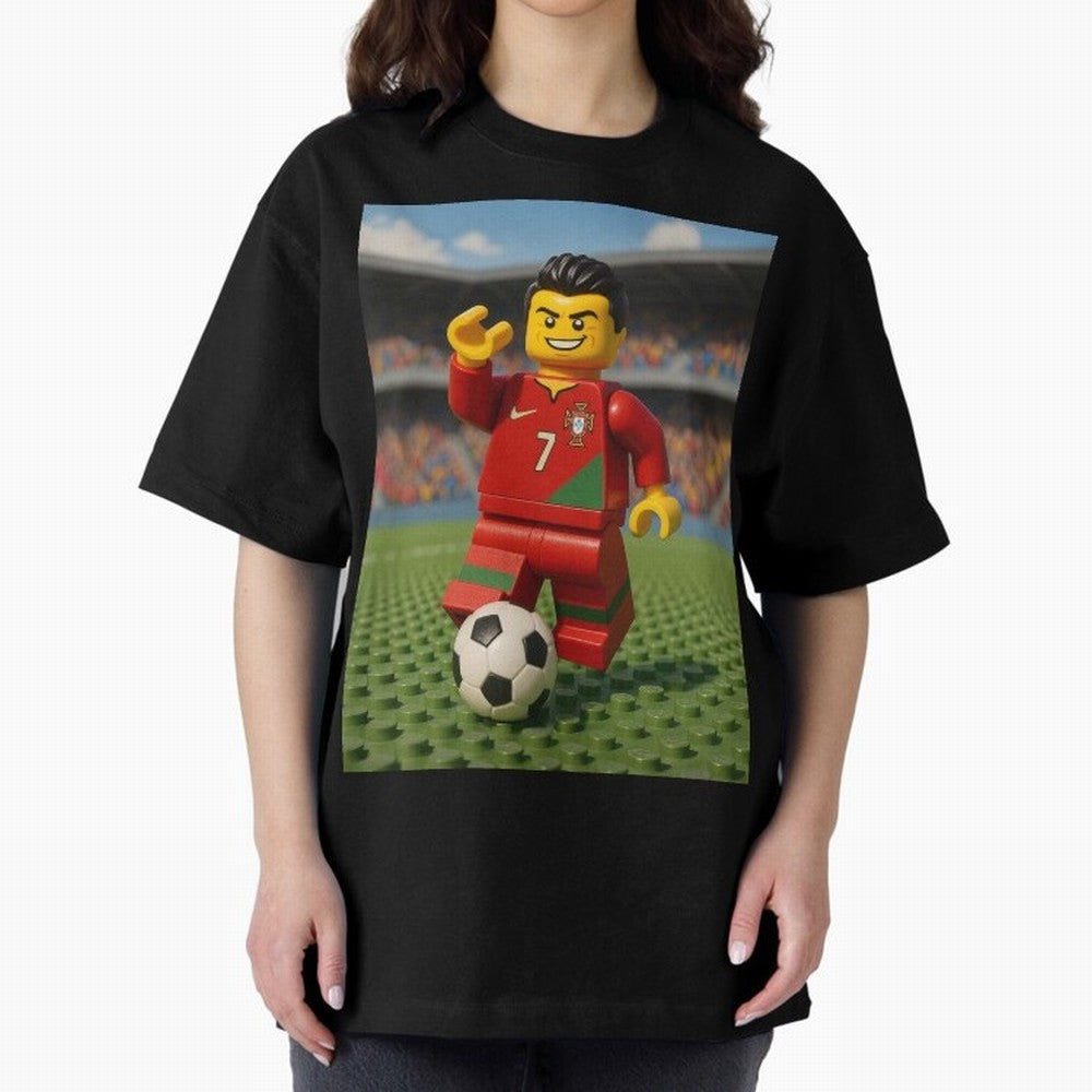 Block CR7 Oversized T-Shirt Bring Legendary Rivalry Energy to FIFA World Cup 2026 USA Canada Mexico Featuring CR7 and Messi, England and Germany Energy, Goal Celebration Energy, Supporter Heritage, Football Icons and Worldwide Tournament Joy;