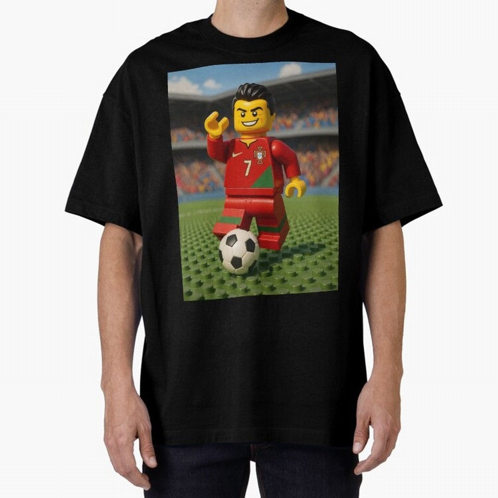 Block CR7 Oversized T-Shirt Bring Legendary Rivalry Energy to FIFA World Cup 2026 USA Canada Mexico Featuring CR7 and Messi, England and Germany Energy, Goal Celebration Energy, Supporter Heritage, Football Icons and Worldwide Tournament Joy;